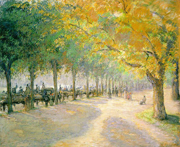 Camille Pissaro Hyde Park, London oil painting image